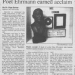 Newspaper article about Max Ehrmann